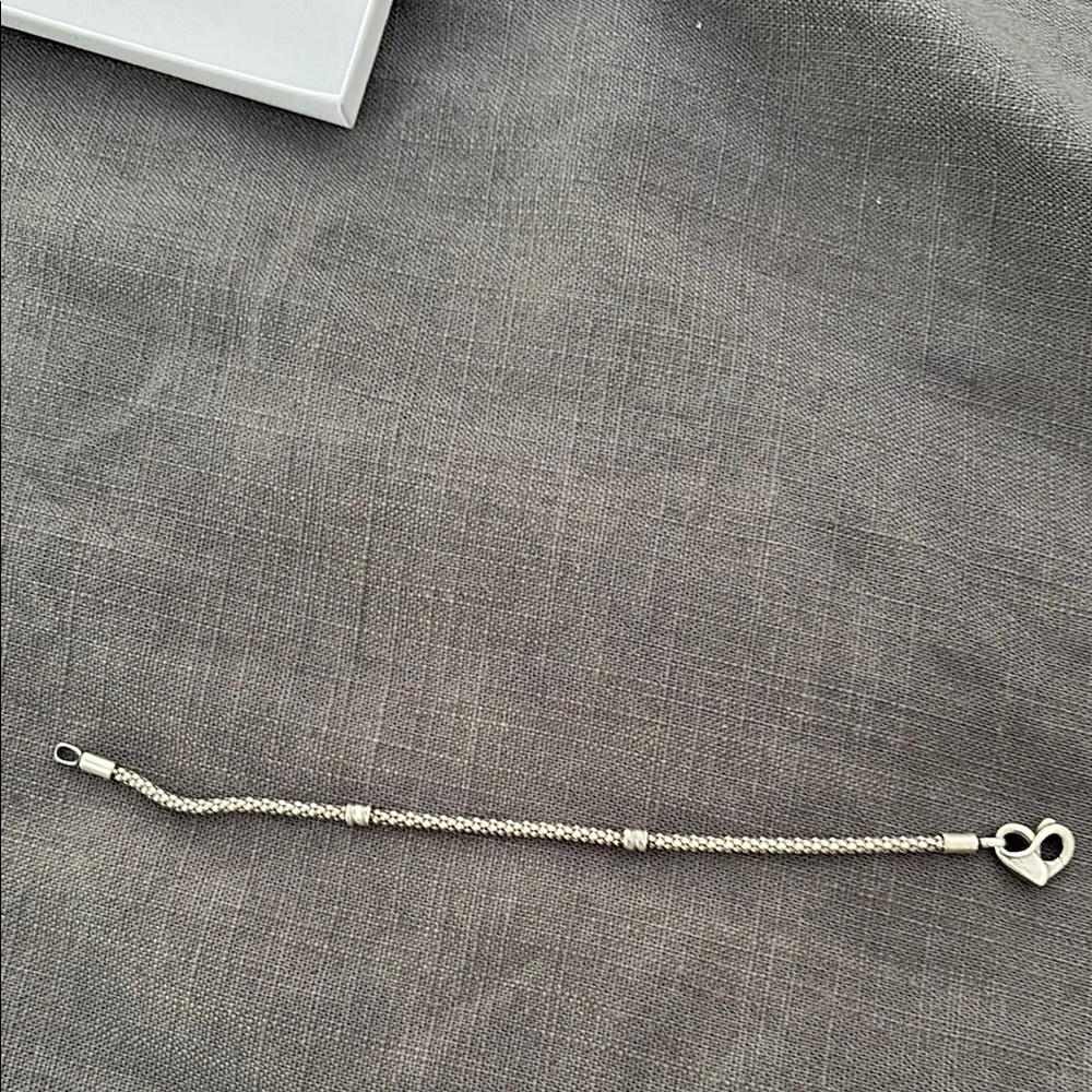 Pandora Silver Heart Charm Bracelet